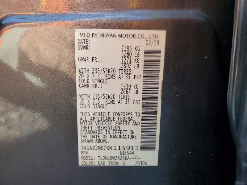 2019 Nissan Murano sl