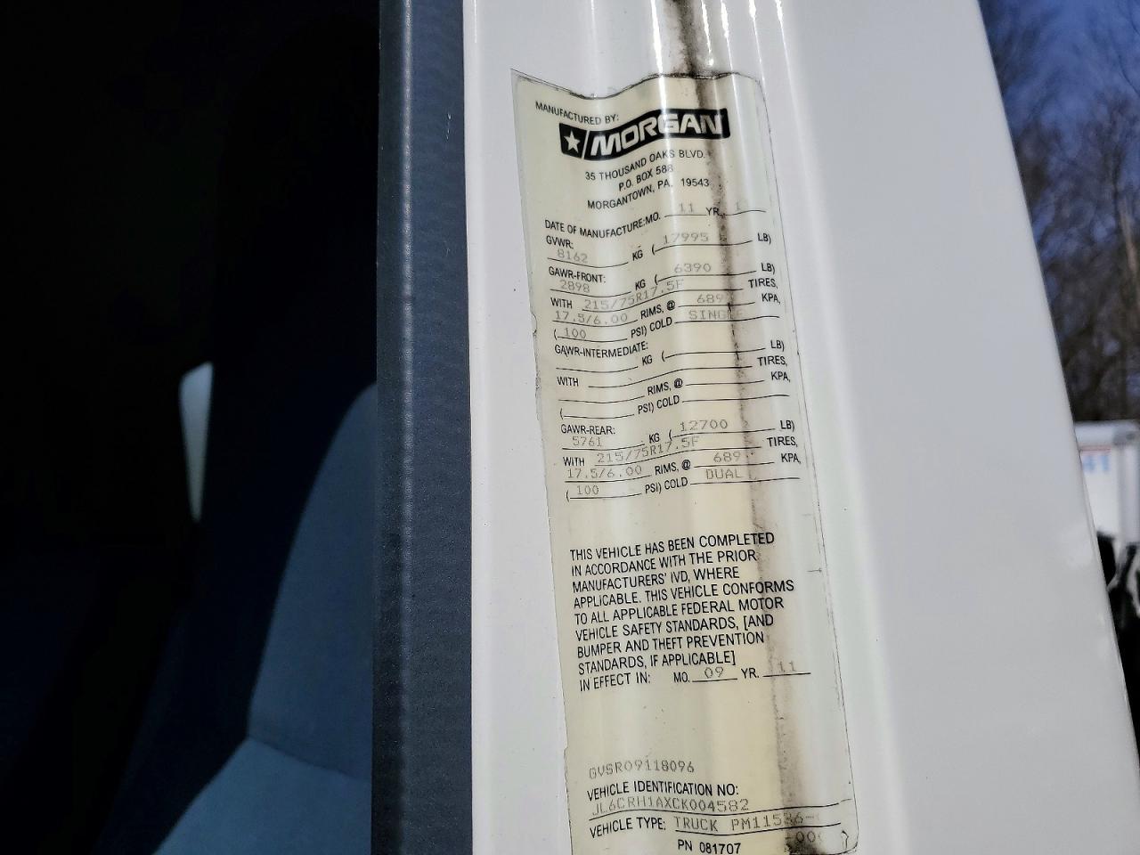 2012 Mitsubishi Fuso FEC92S Truck Cab AND Chassis