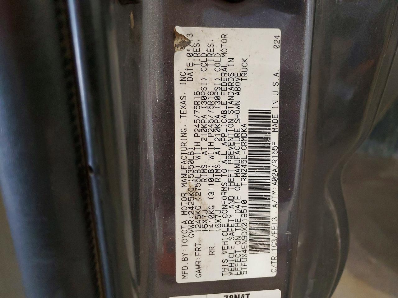 2013 Toyota Tacoma Base