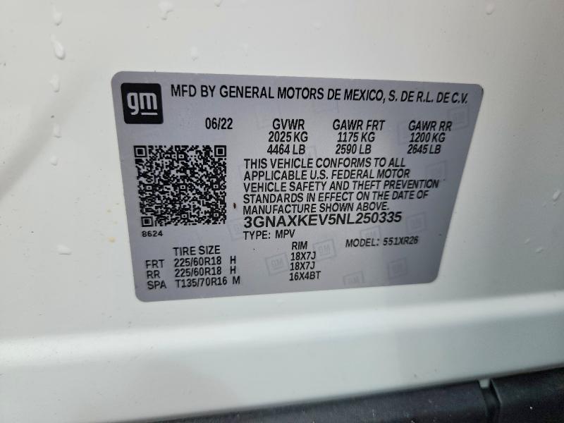 2022 Chevrolet Equinox lt