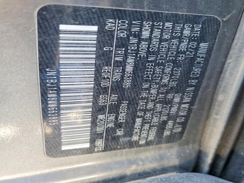 2021 Nissan Rogue Sport s