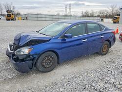 Nissan salvage cars for sale: 2017 Nissan Sentra sv