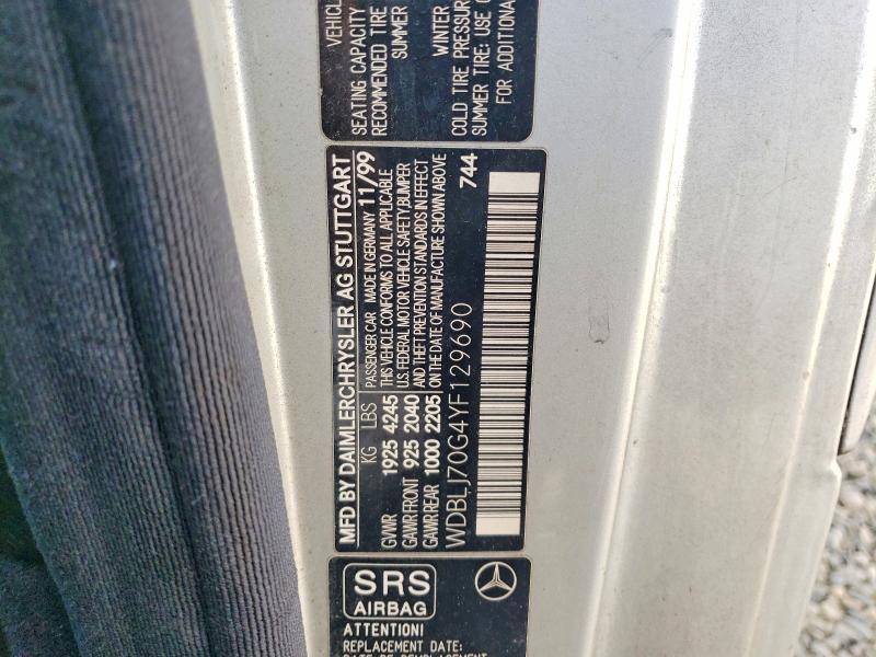 2000 Mercedes-Benz Clk 430