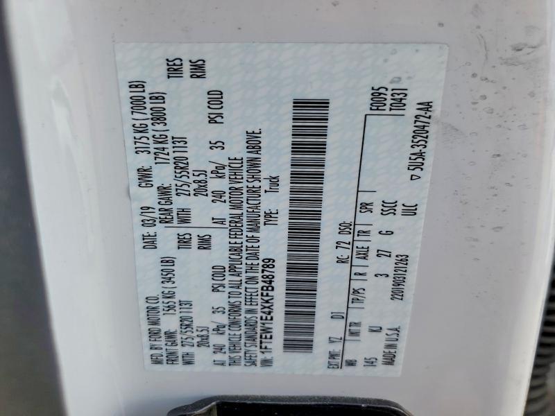 2019 Ford F150 Supercrew