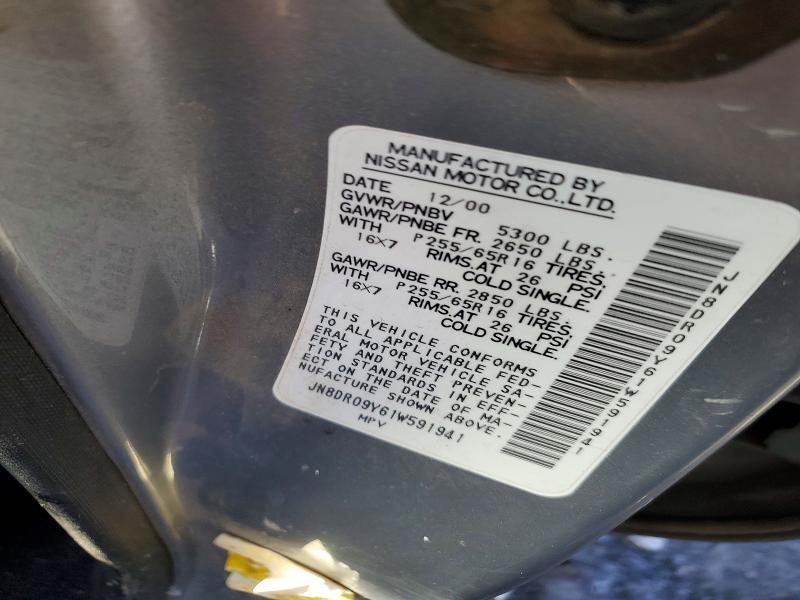 2001 Nissan Pathfinder se