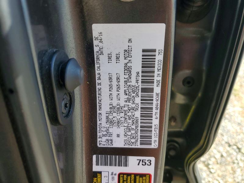 2016 Toyota Tacoma trd Sport
