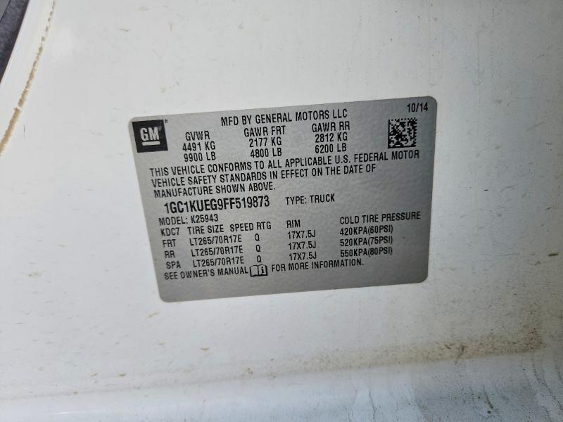 2015 Chevrolet Silverado K2500 Heavy Duty