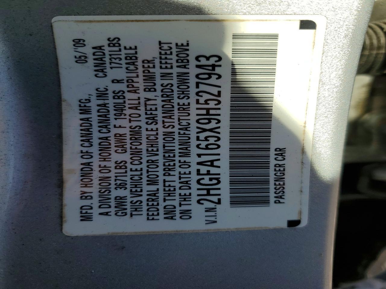 2009 Honda Civic lx