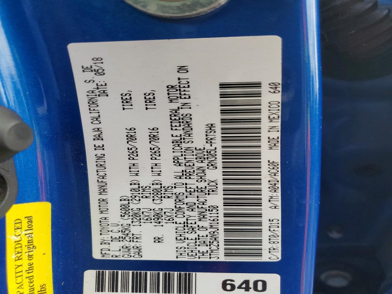 2018 Toyota Tacoma TRD OFF-Road