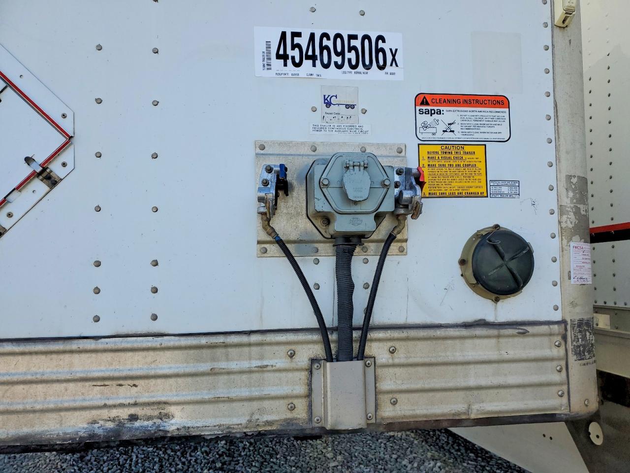 2015 Utility DRY Van Trailer