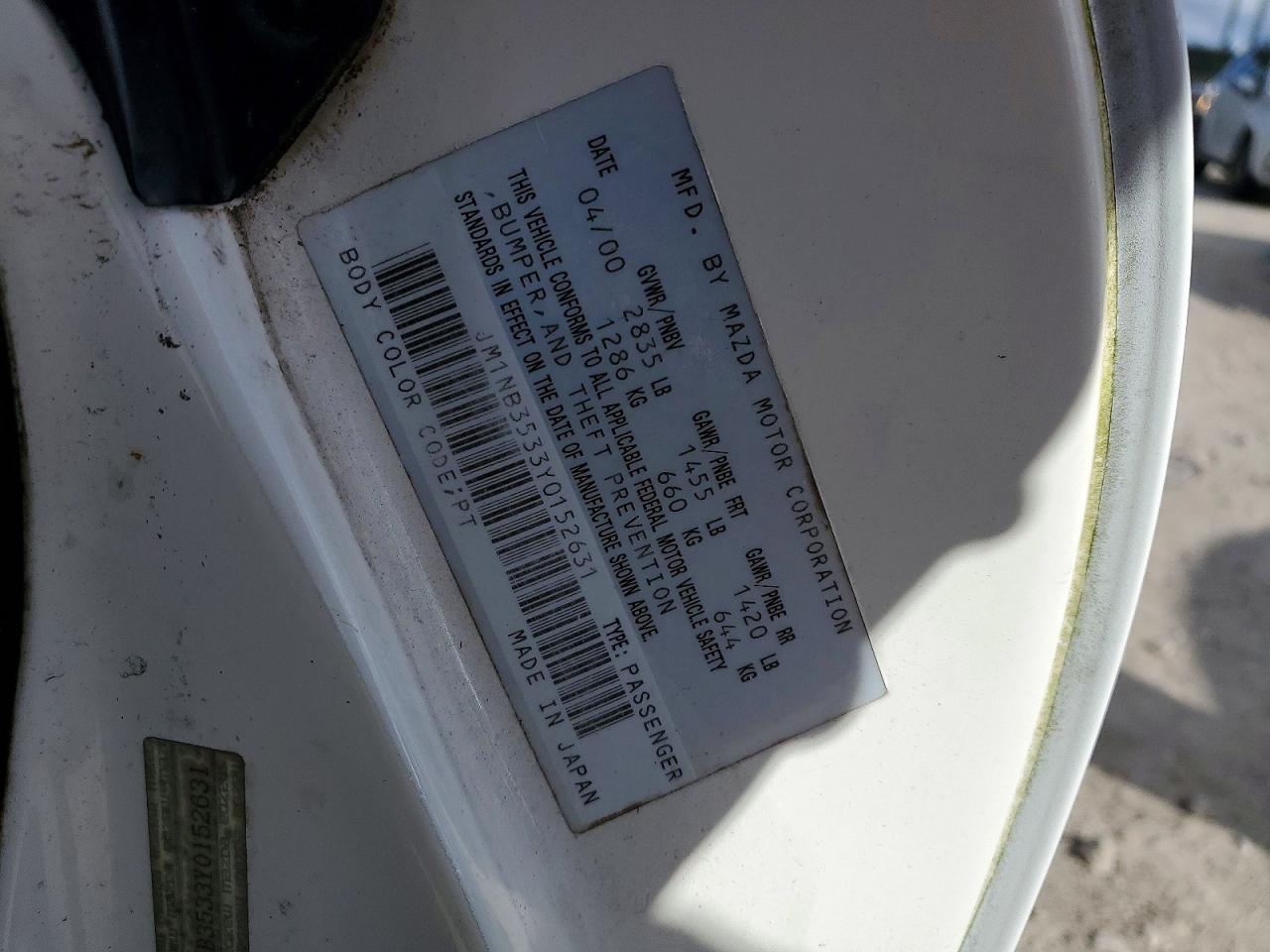 2000 Mazda Mx-5 Miata Base