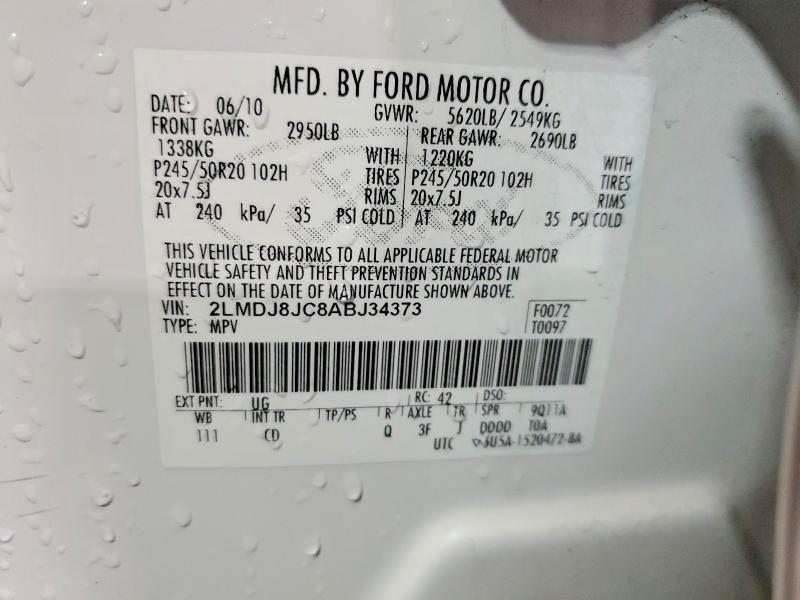 2010 Lincoln Townhouse MKX