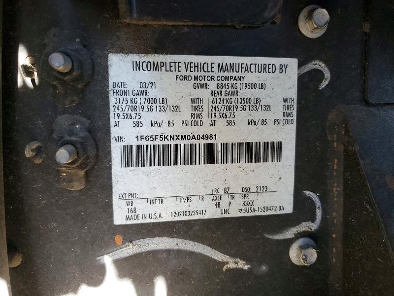 2021 Ford F59 Delivery Truck