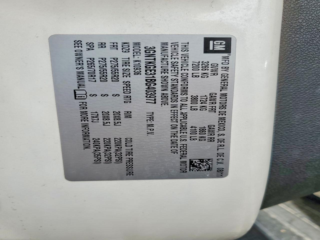 2011 Chevrolet Avalanche LTZ