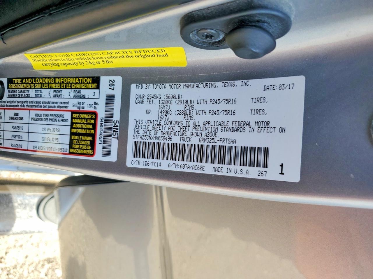 2017 Toyota Tacoma SR5 V6