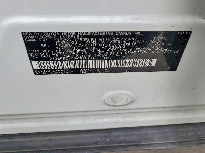 2013 Toyota Rav4 xle