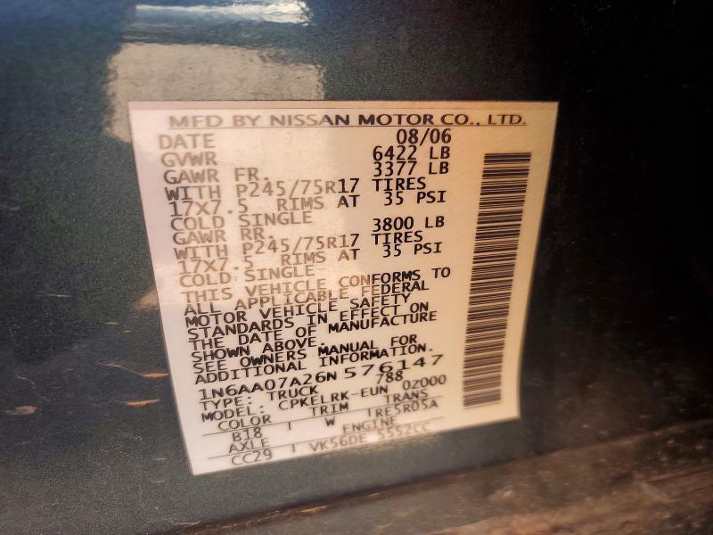 2006 Nissan Titan XE