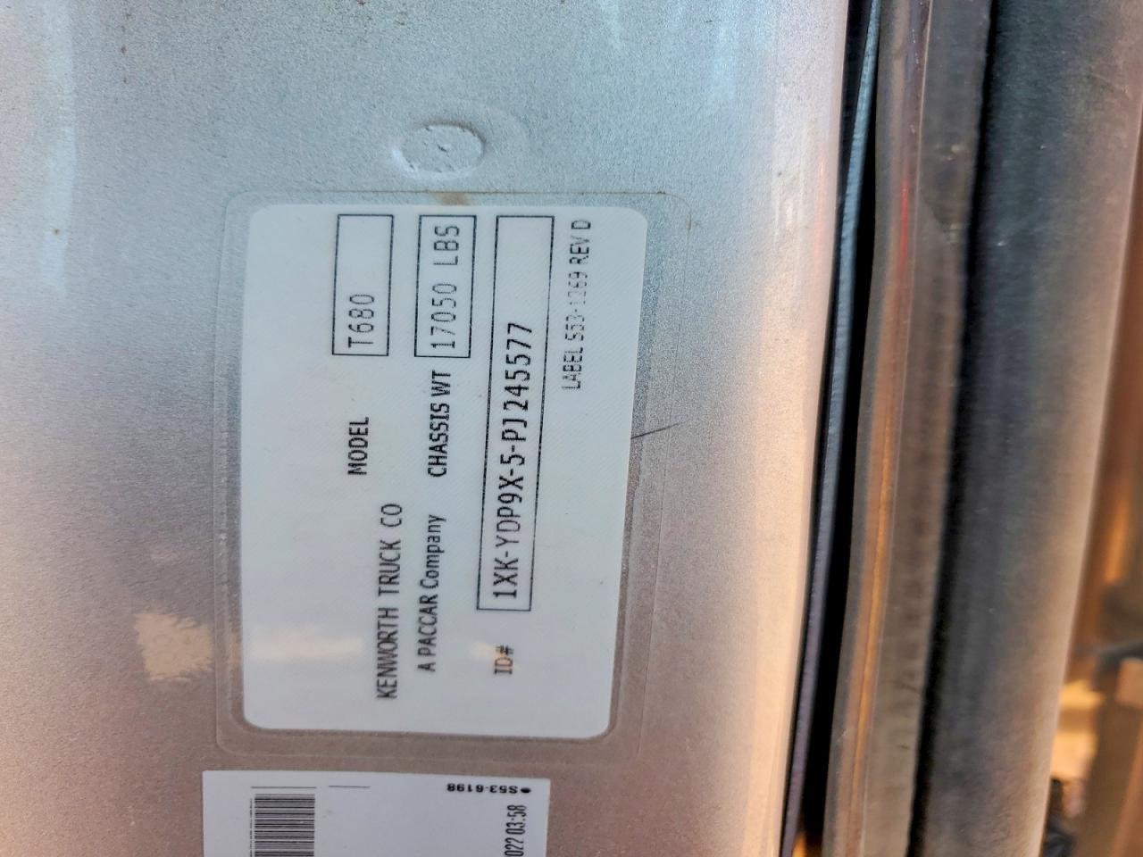 2023 Kenworth T680 Semi Truck