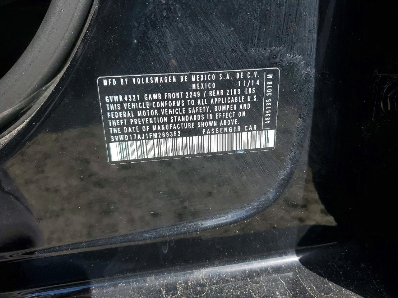 2015 Volkswagen Jetta se