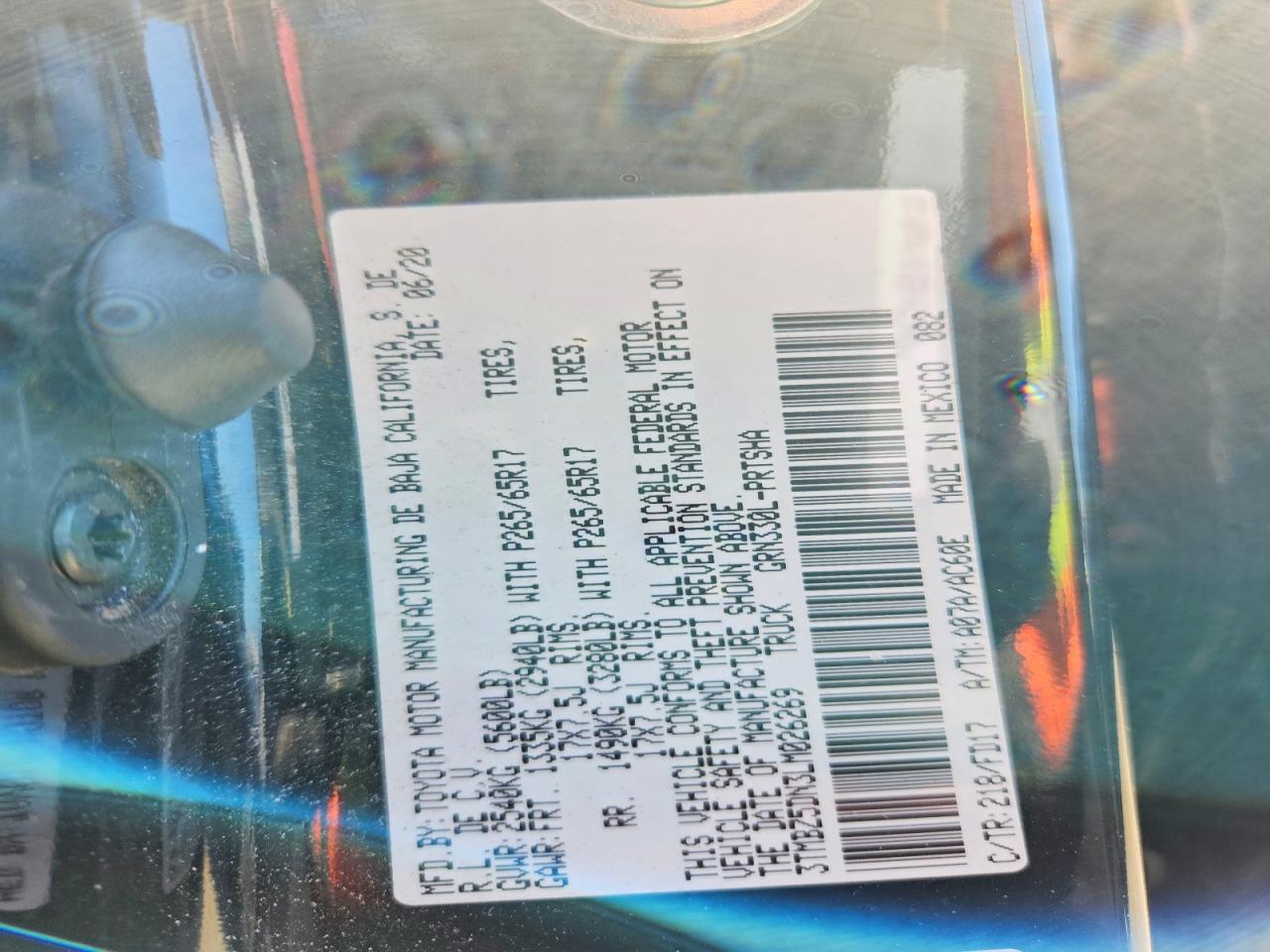 2020 Toyota Tacoma TRD Sport