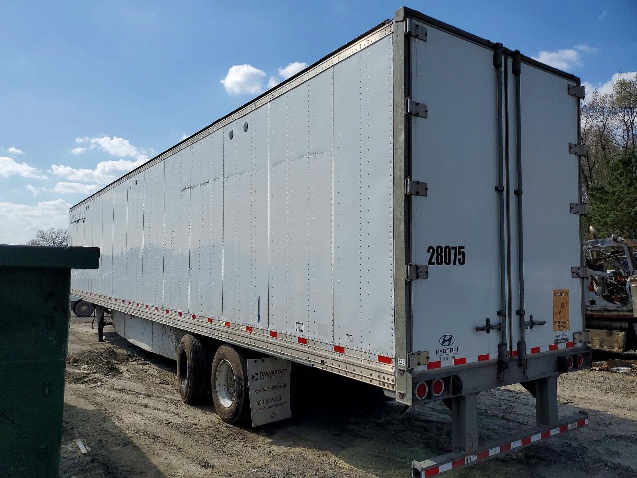 2017 Hyundai Trailers 2017 Hyundai Translead VI2530152-AJS DRY Van Trail