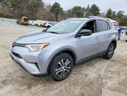 Salvage cars for sale from Copart Mendon, MA: 2017 Toyota Rav4 le