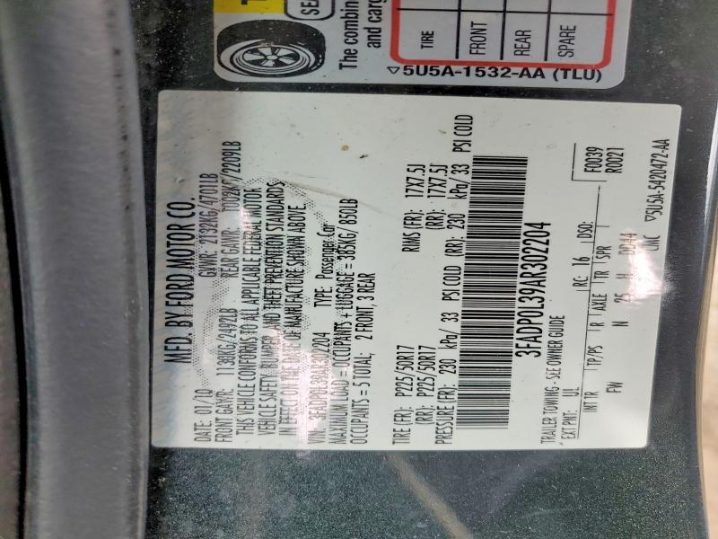 2010 Ford Fusion Hybrid