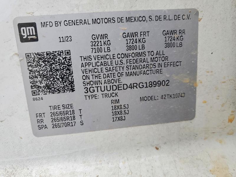 2024 GMC Sierra K1500 slt