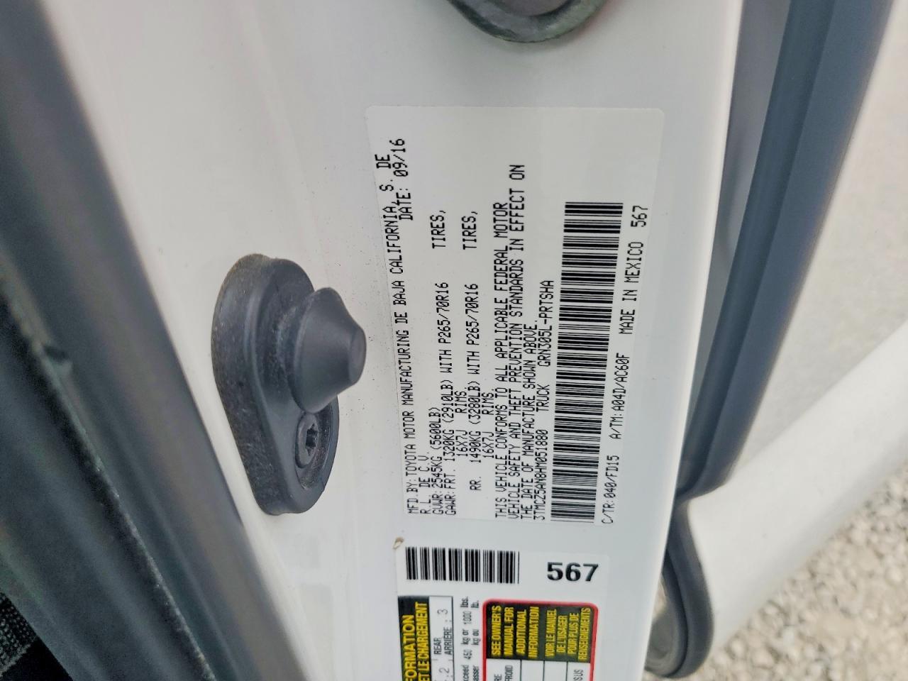 2017 Toyota Tacoma TRD OFF-Road