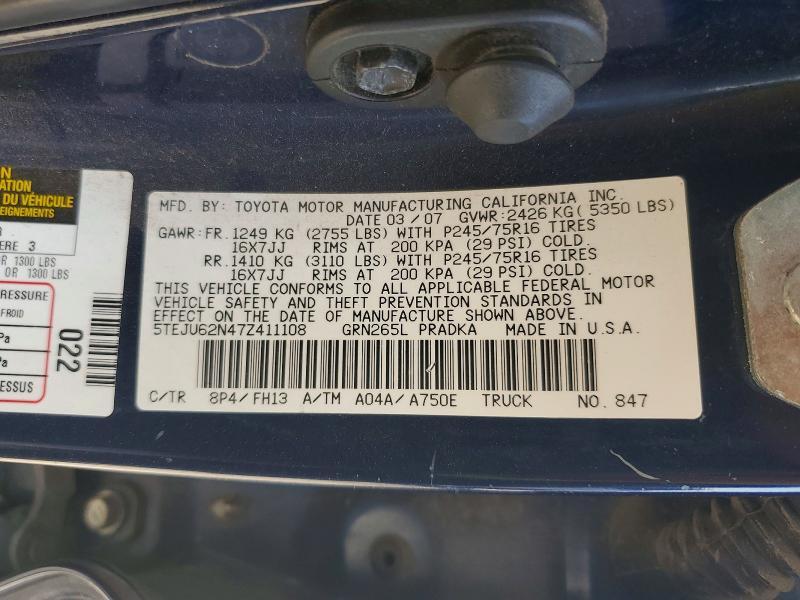 2007 Toyota Tacoma Prerunner V6
