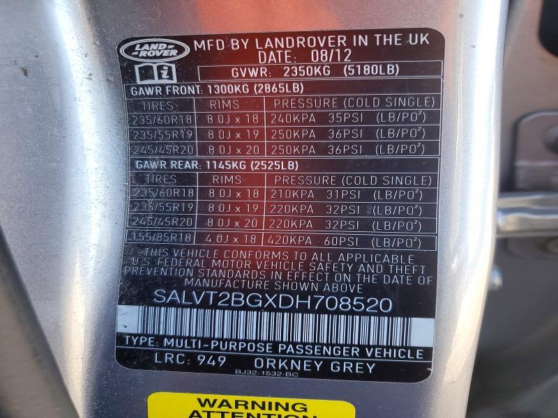 2013 Land Rover Range Rover Evoque Dynamic Premium