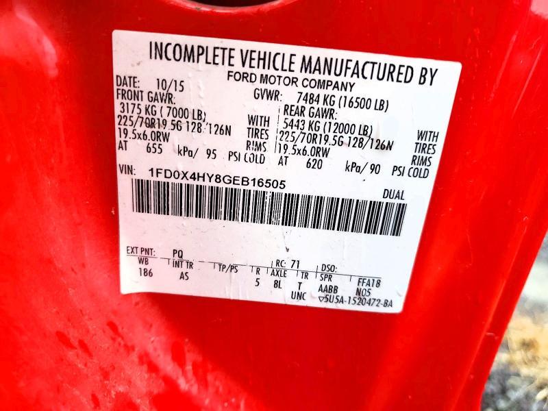 2016 Ford F450 Super Duty Flatbed Truck