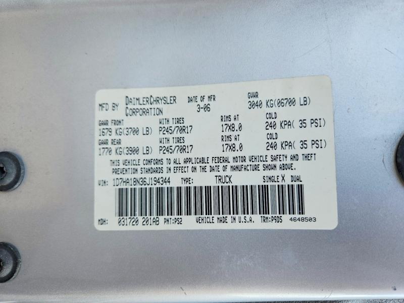 2006 Dodge RAM 1500 ST