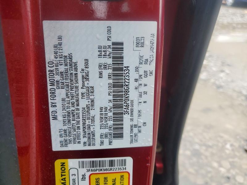 2016 Ford Fusion Titanium