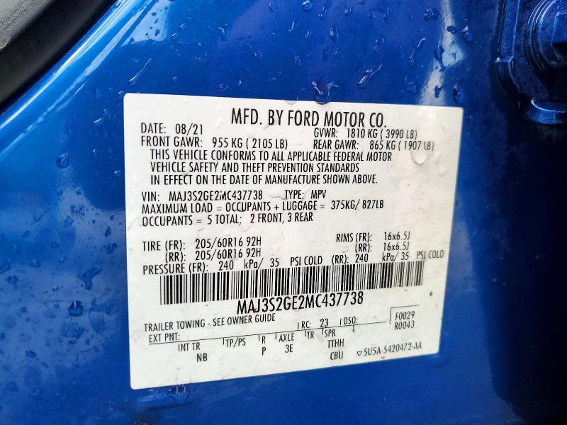 2021 Ford Ecosport se