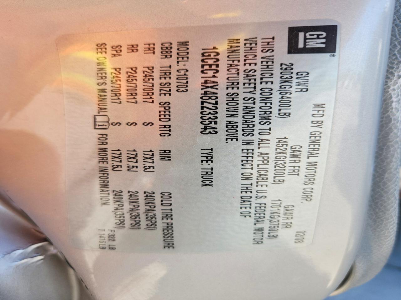 2008 Chevrolet Silverado C1500