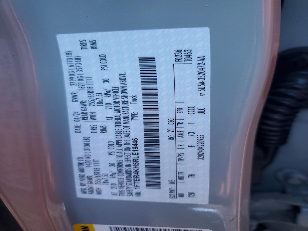 2024 Ford Ranger Lariat