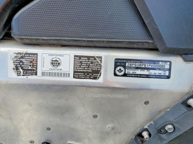 2023 Bombardier 2023 True BCKCNTRYSPRT600EFI