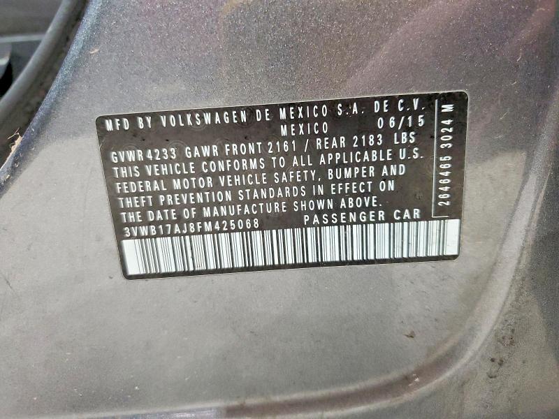 2015 Volkswagen Jetta se