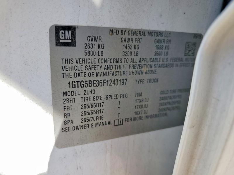 2015 GMC Canyon SLE