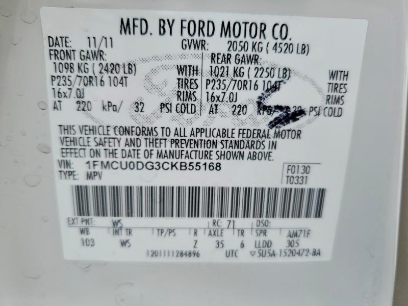 2012 Ford Escape xlt