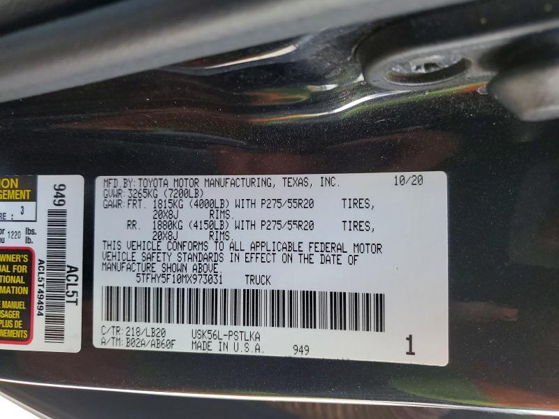 2021 Toyota Tundra Limited