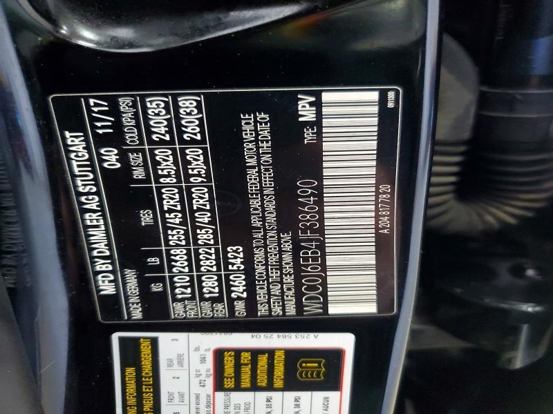 2018 Mercedes-Benz Glc Coupe 43 4matic amg