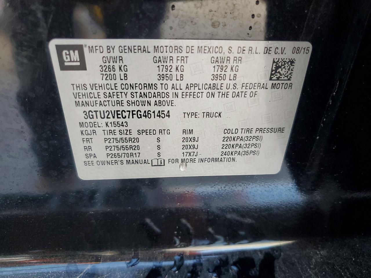 2015 GMC Sierra K1500 SLT