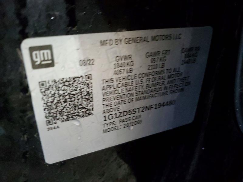 2022 Chevrolet Malibu lt