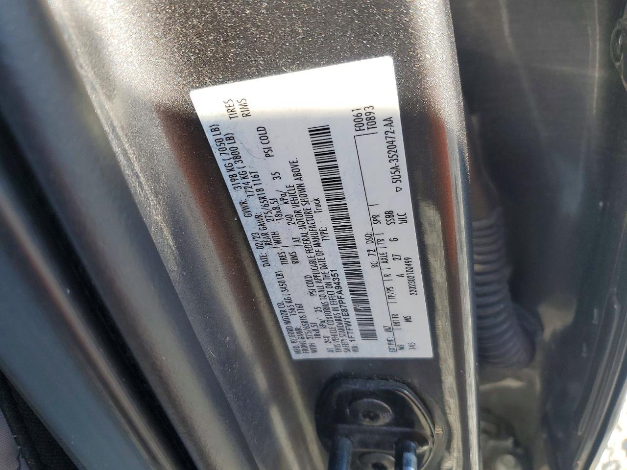 2023 Ford F150 Supercrew