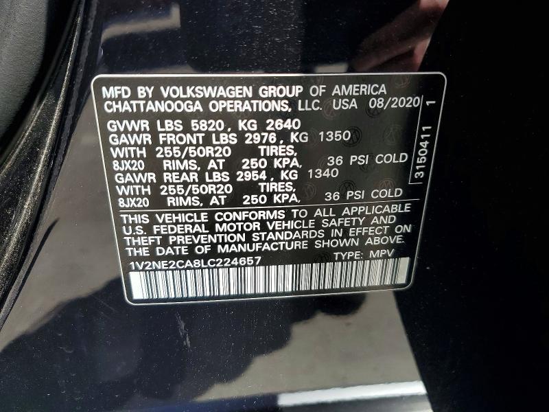 2020 Volkswagen Atlas Cross Sport sel Premium