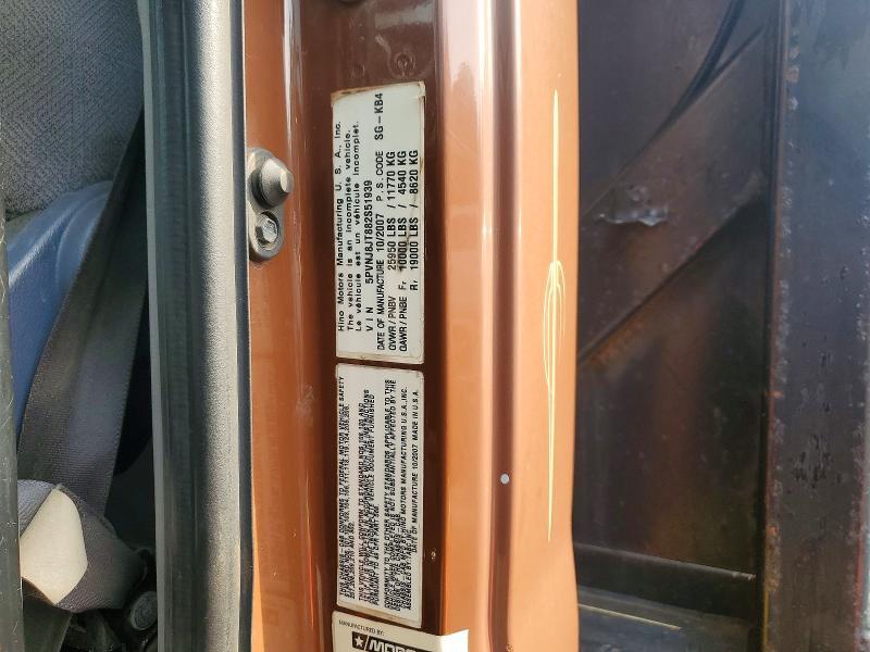 2008 Hino 258 268