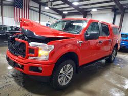 Salvage trucks for sale at West Mifflin, PA auction: 2018 Ford F150 Supercrew
