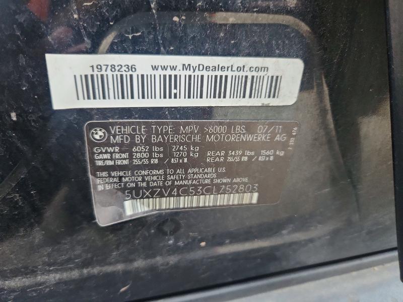 2012 BMW X5 Xdrive35i
